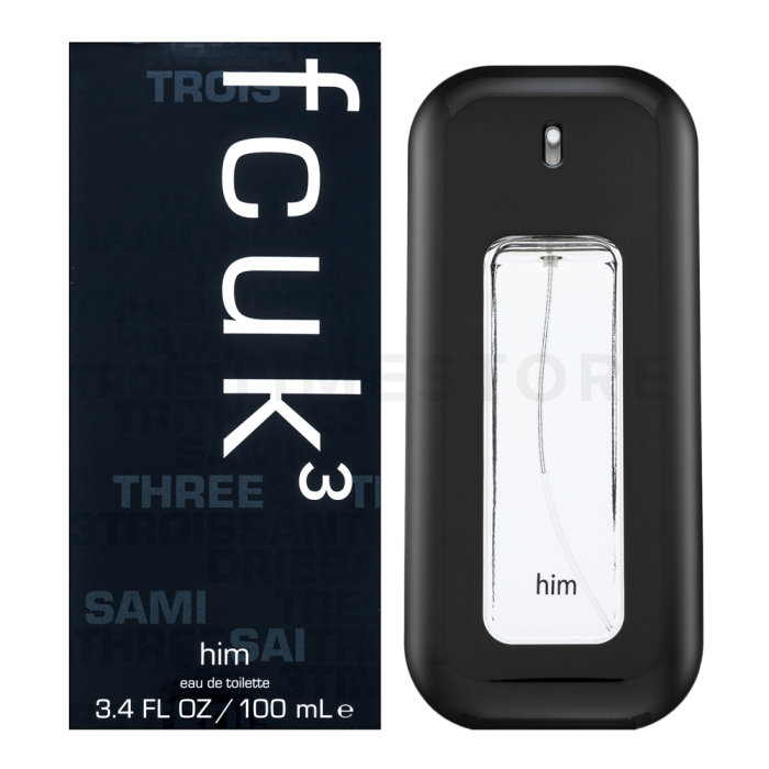 Fcuk Fcuk 3 Him Eau de Toilette para hombre 100 ml