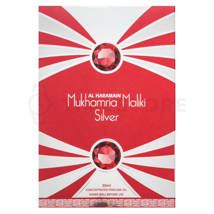 Al Haramain Mukhamria Maliki Silver Parfémovaný olej pre ženy 30 ml