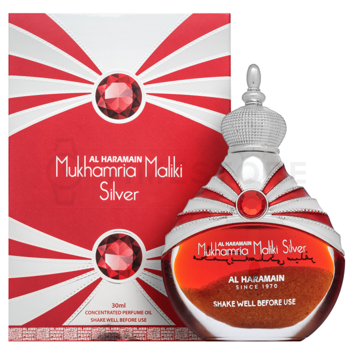 Al Haramain Mukhamria Maliki Silver Parfémovaný olej pre ženy 30 ml