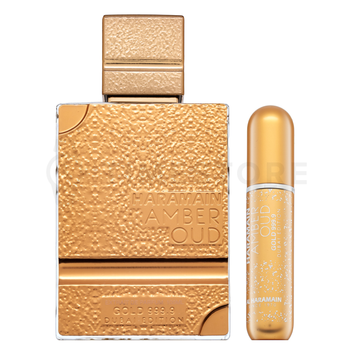 Al Haramain Amber Oud Gold 999.9 Dubai Edition czyste perfumy unisex 100 ml
