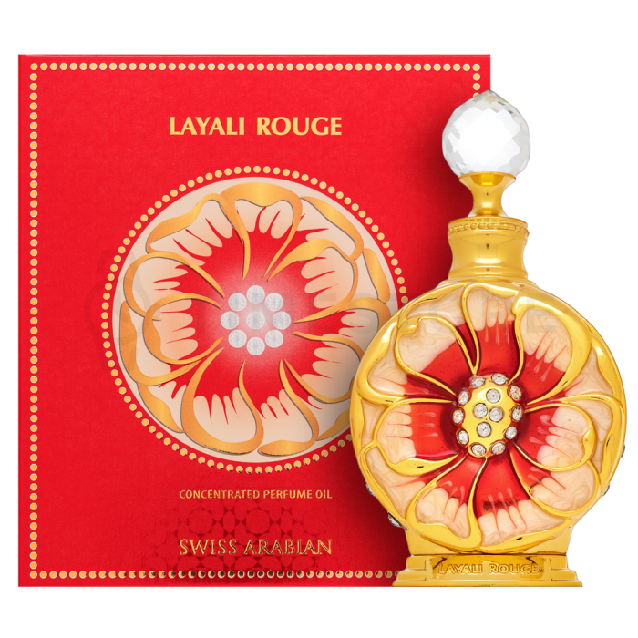 Swiss Arabian Layali Rouge Parfémovaný olej pre ženy 15 ml