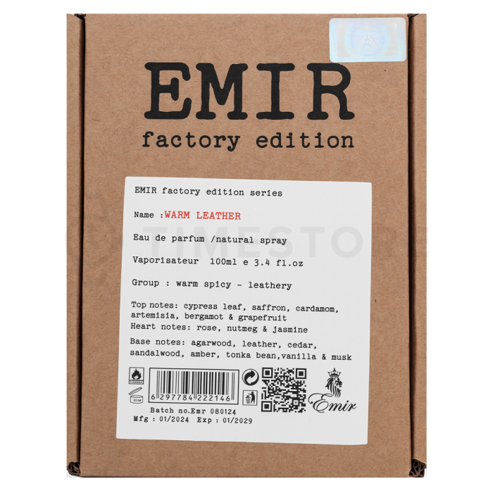 Emir Warm Leather Factory Edition parfémovaná voda unisex 100 ml