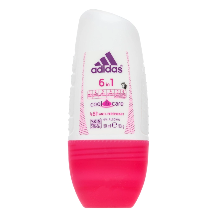 Adidas Cool & Care 6 in 1 deodorant roll-on pre ženy 50 ml