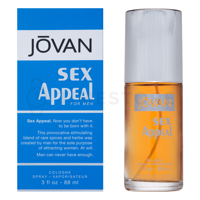 Jovan Sex Appeal kolínska voda pre mužov 88 ml