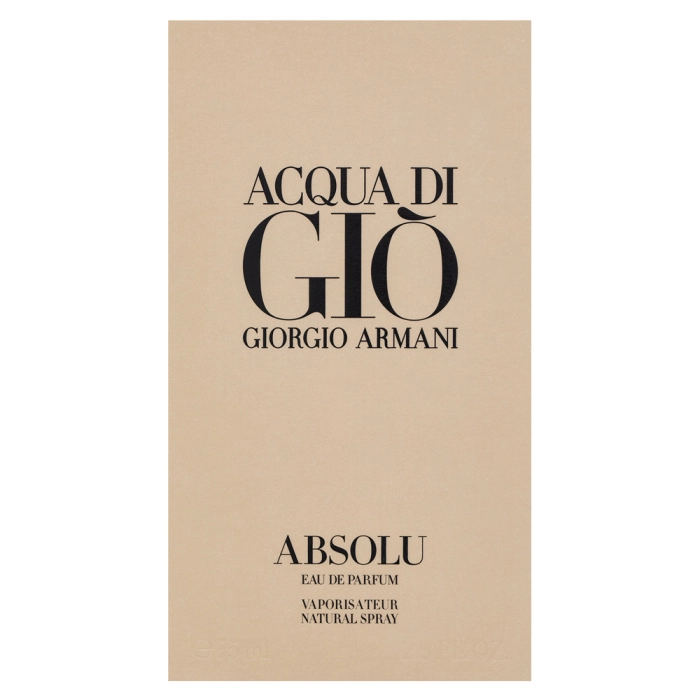 Armani (Giorgio Armani) Acqua di Gio Absolu parfémovaná voda pre mužov 75 ml