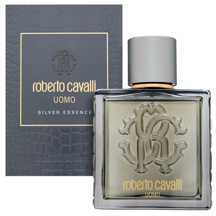 Roberto Cavalli Uomo Silver Essence toaletná voda pre mužov 100 ml