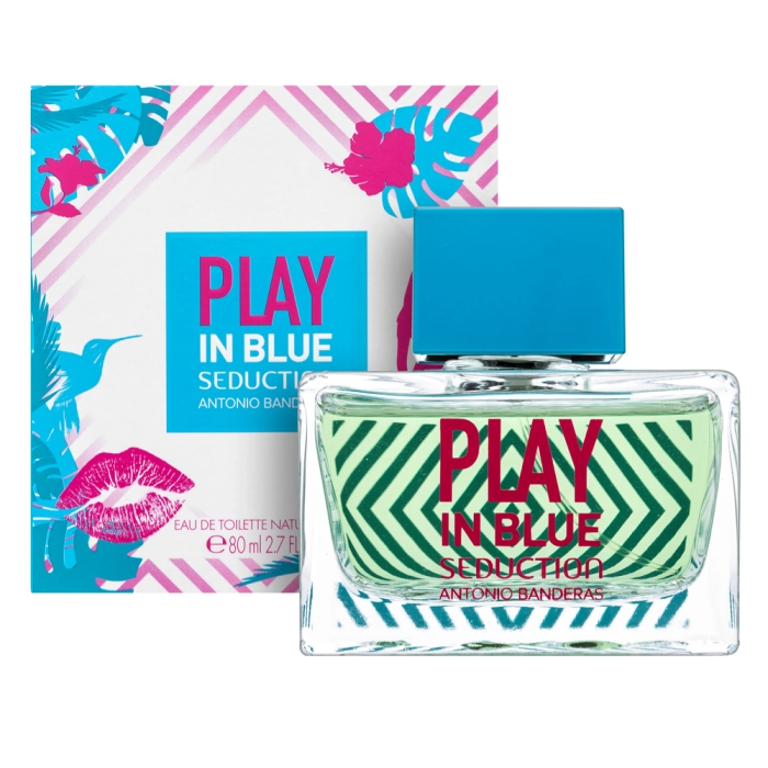 Antonio Banderas Play in Blue Seduction toaletná voda pre ženy 80 ml