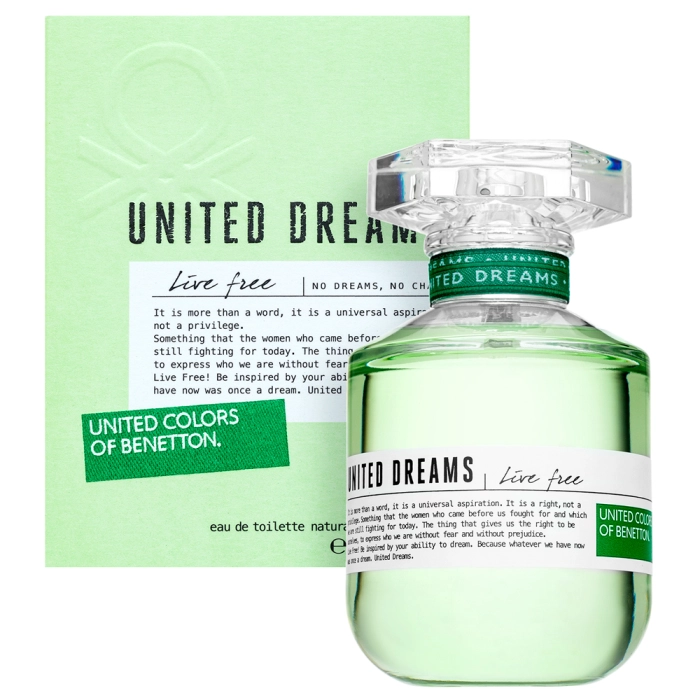 Benetton United Dreams Live Free toaletná voda pre ženy 80 ml